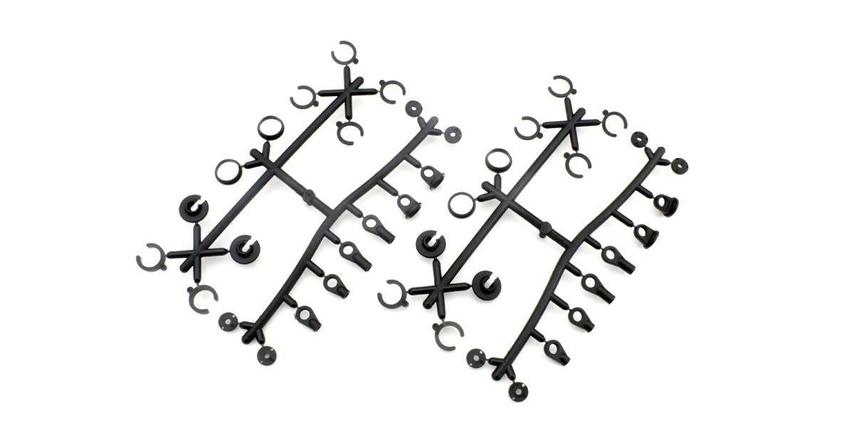 KYOSHO K.FA554-1 - DAMPER PLASTIC PARTS & O-RING SET TC FAZER 2.0