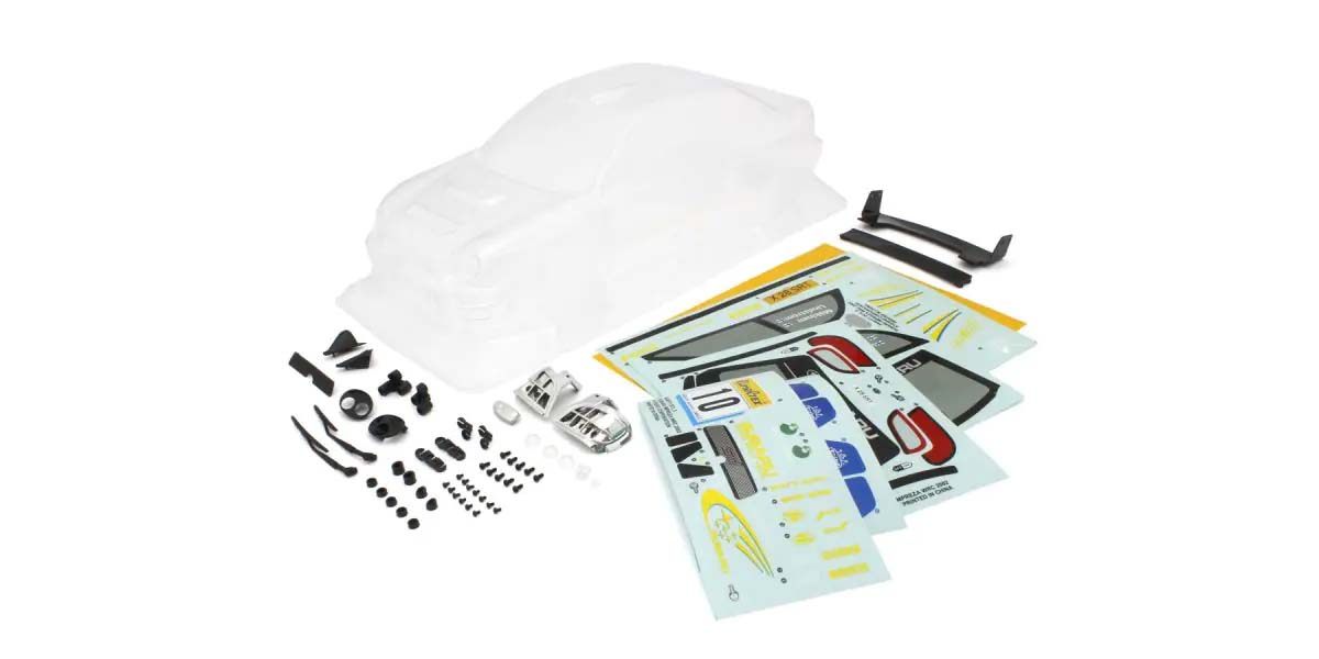 KYOSHO K.FAB612 - Body shell set 1:10 Fazer Rally FZ02R Subaru Impreza WRC2002 - Clear