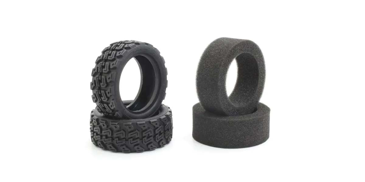 KYOSHO K.FAT708M - Rally Medium Tires 1:10 Kyosho Fazer FZ02-R 2 pcs