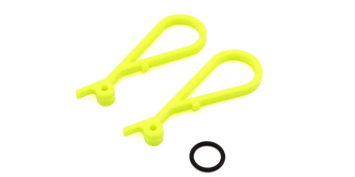 KYOSHO K.IF444-02KYB - Fuel Tank Handle Kyosho Inferno MP9-MP10 2 pcs Fluo Yellow