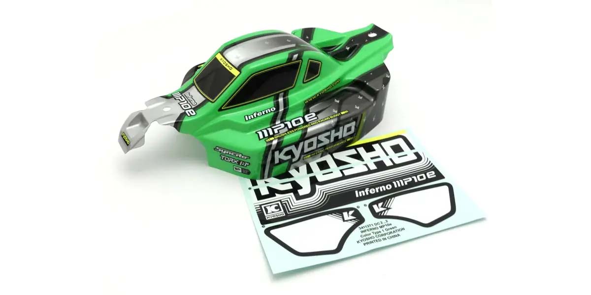 KYOSHO K.IFB120GR - Bodyshell Kyosho 1:8 Inferno MP10e Readyset - Green