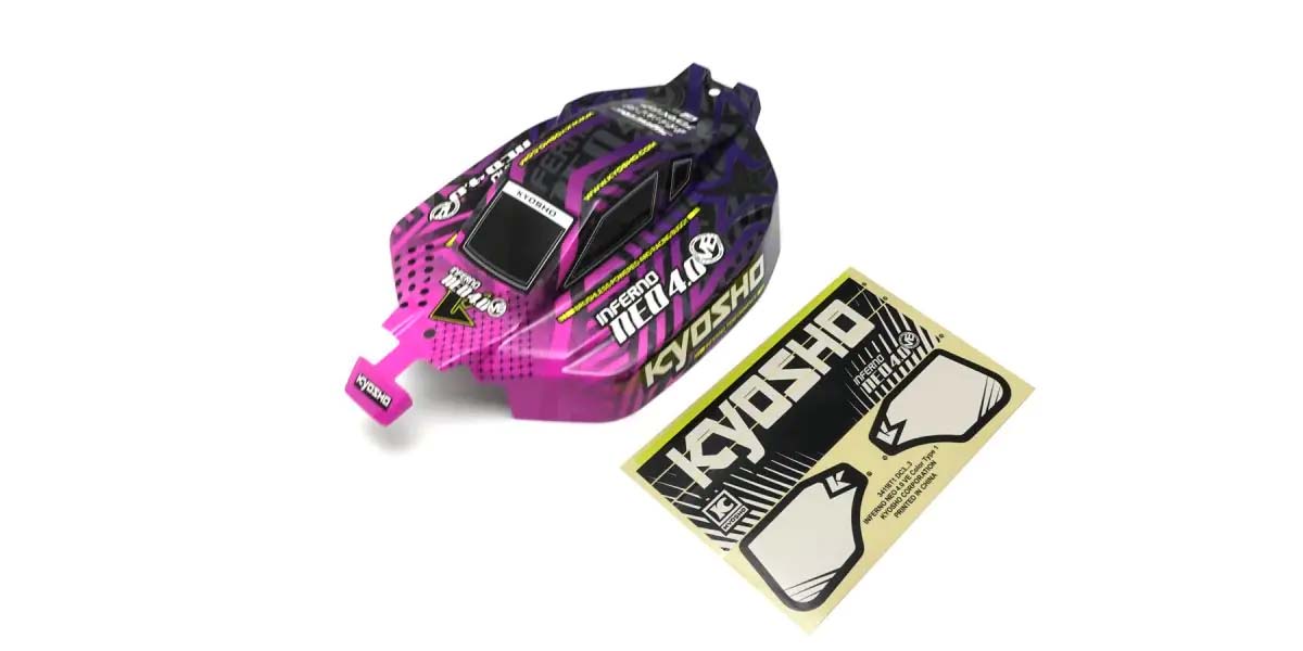 KYOSHO K.IFB122PB - Bodyshell Kyosho 1:8 Inferno NEO 4.0 VE Type.1 Pink/Blue