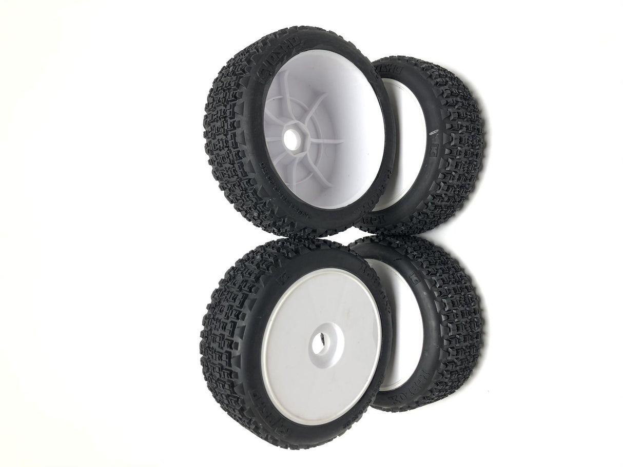 KYOSHO K.IFTH005W - Inferno MP9 V2 Readyset Glued on rim Tyres 4 Unpackaged