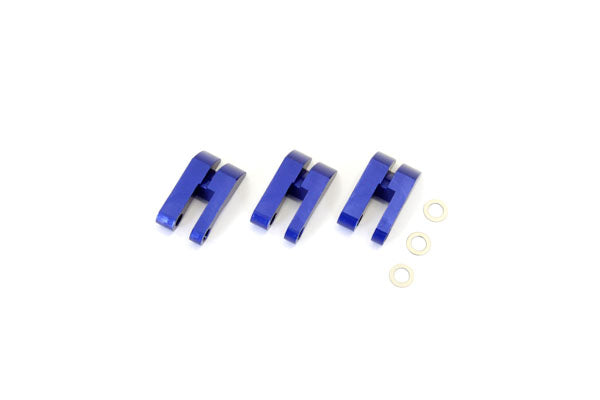 KYOSHO K.IFW136 - Aluminium Clutch Shoe Set 3 shoe type All Kyosho Inferno 3 Blue