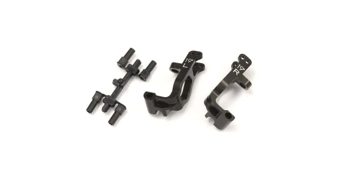 KYOSHO K.IFW461C - Front Hub Carrier Set Kyosho Inferno MP9-MP10 Aluminium - 19 Deg.