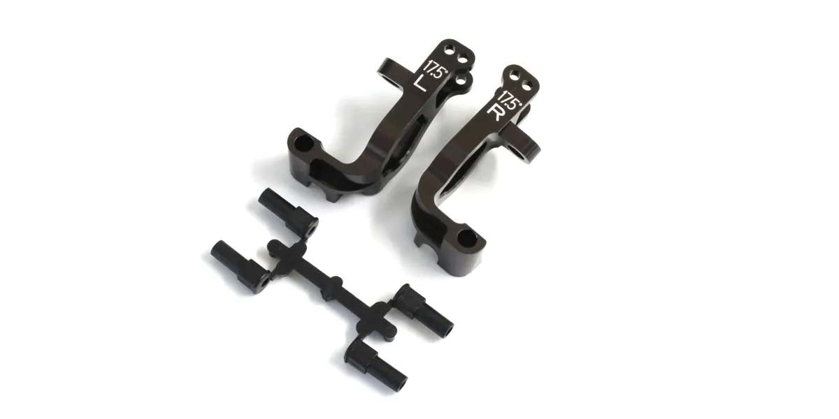 KYOSHO K.IFW474B - Front Hub Carrier Set Kyosho Inferno MP9-MP10 Aluminium - 17.5 Deg.