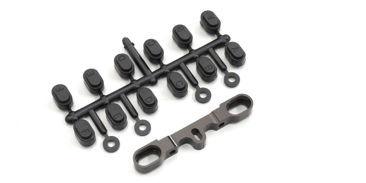 KYOSHO K.LA391 - ALUMINIUM SUSPENSION HOLDER ZX7 RR - GUN METAL