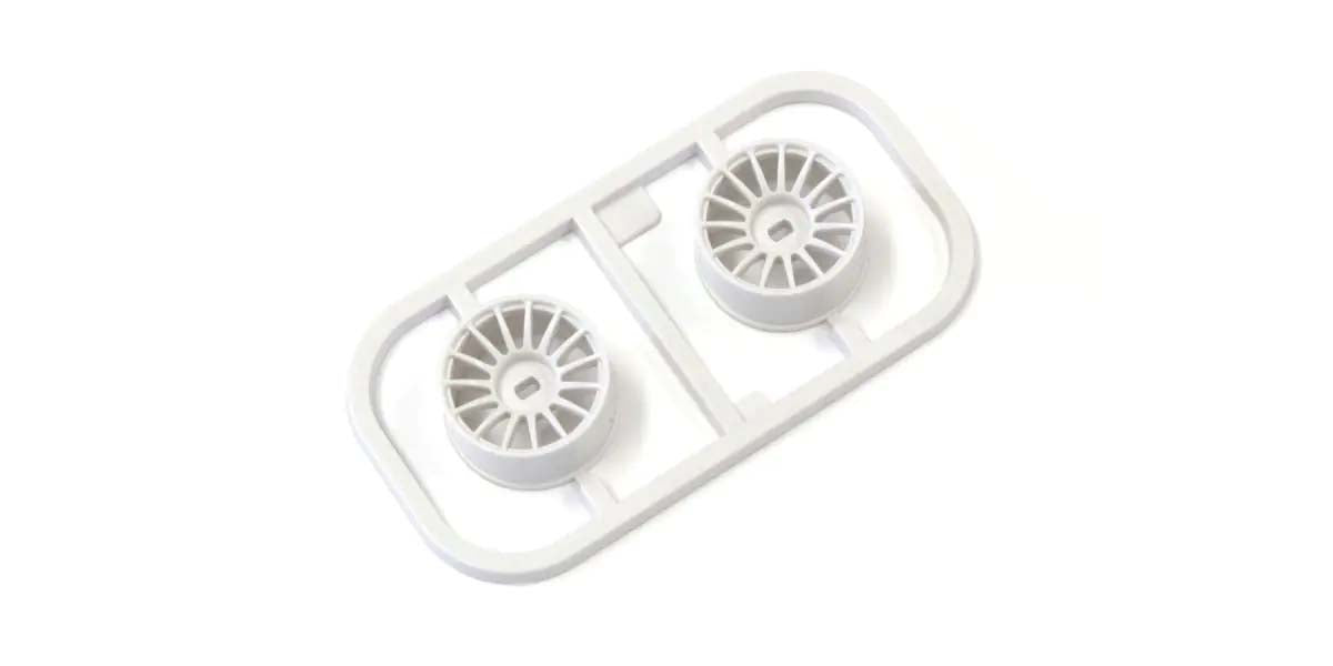 KYOSHO K.MDH100W-W0B - Wheel Set Kyosho Mini-Z AWD Wide 0 Offset 2 pcs White