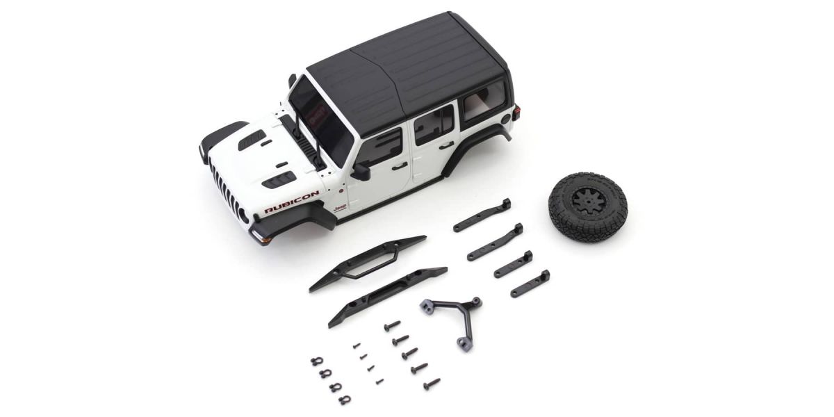 KYOSHO K.MXB01W - Bodyshell Jeep Wrangler Rubicon Mini-Z 4X4 MX01 White