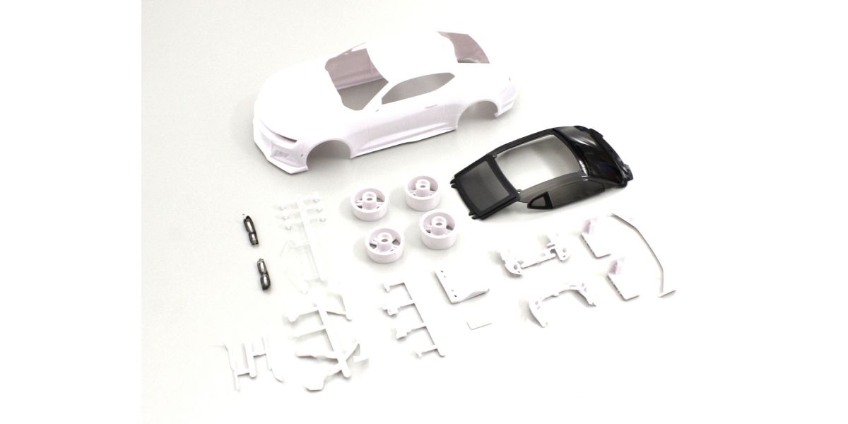 KYOSHO K.MZN199 - Bodyshell Chevrolet Camaro ZL1 Mini-Z + 2WD Rims White Body