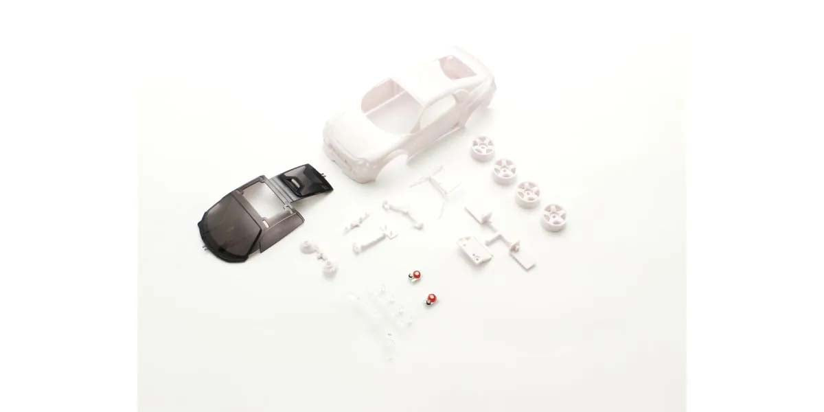 KYOSHO K.MZN211 - Bodyshell Honda Neo Classic Racer Mini-Z + 4WD Rims White Body