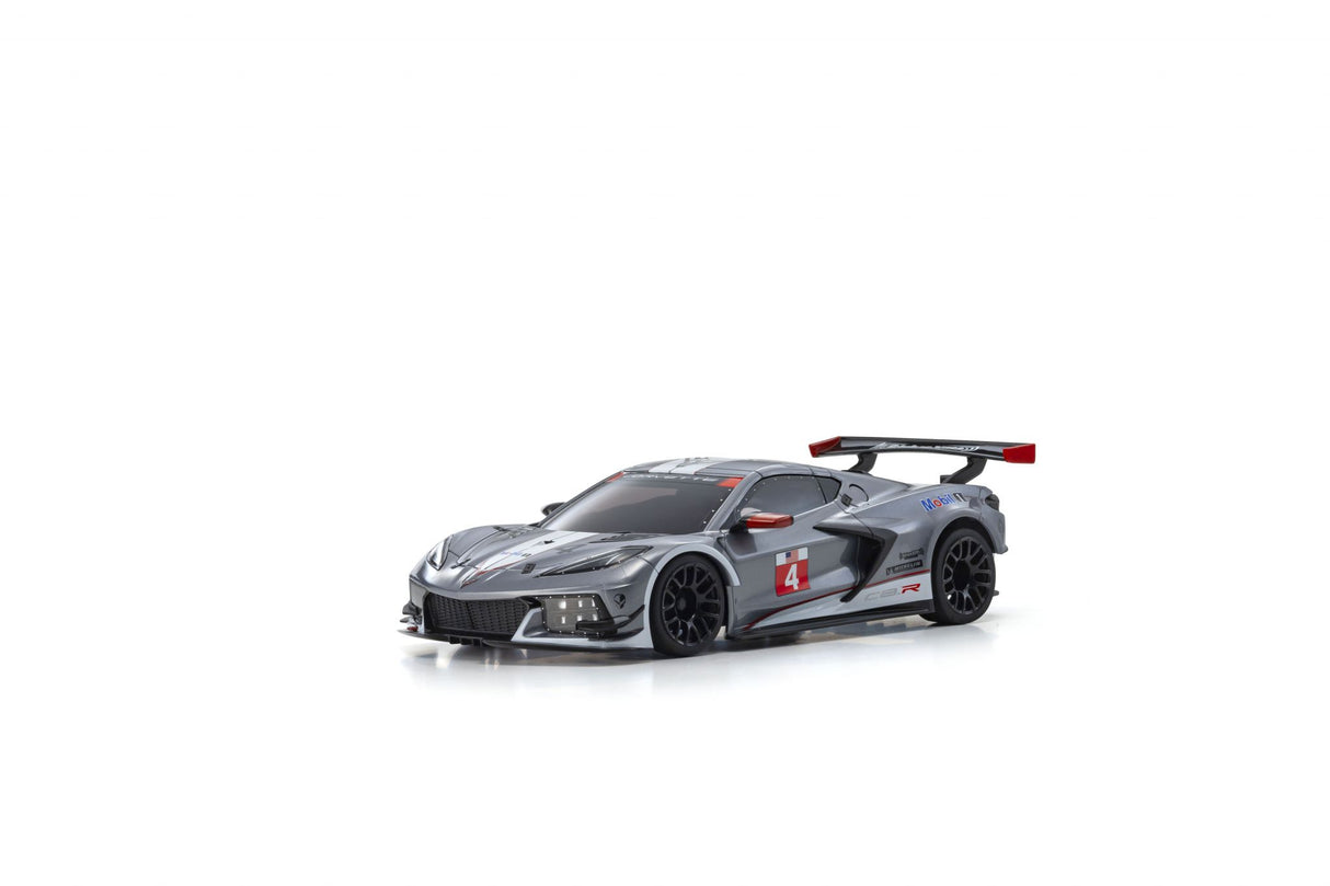 KYOSHO K.MZP244GMW - Kyosho Autoscale Mini-Z Chevrolet Corvette C8R Gun Metal/White W-MM