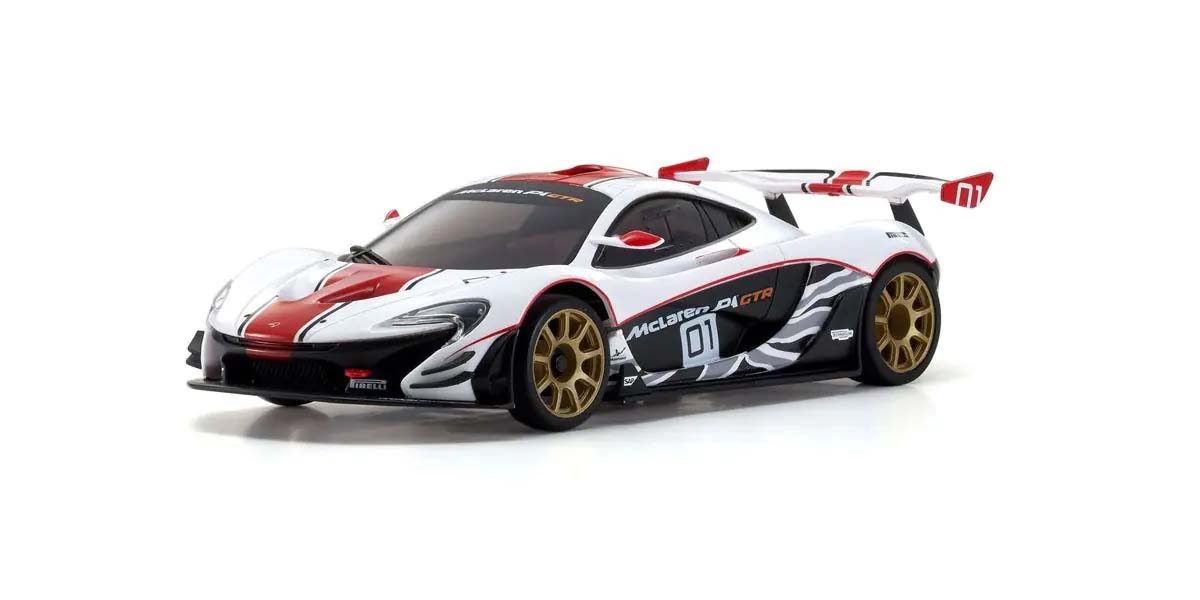 KYOSHO K.MZP253WR - Kyosho Autoscale Mini-Z McLaren P1 GTR White/Red W-MM