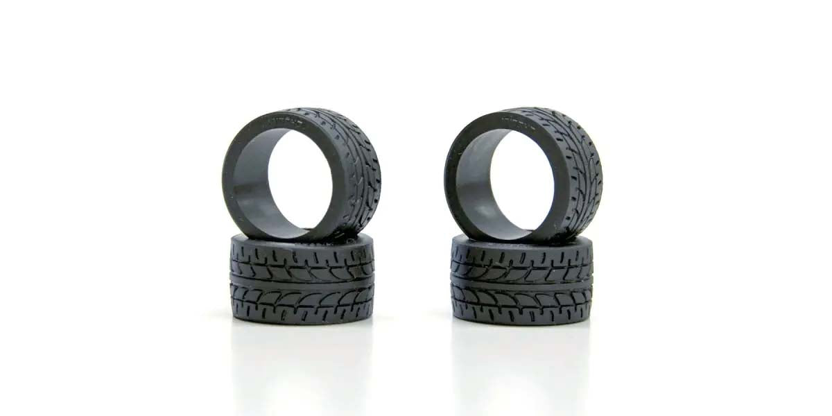 KYOSHO K.MZW38-20B - Kyosho Mini-Z Racing Radial Tyres 20 Shore - Wide 4