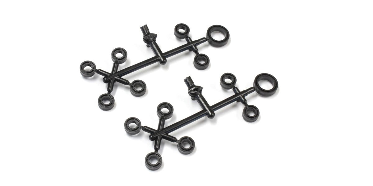 KYOSHO K.OL015-2 - POM BUSH SET 5X10X4MM 12 BLACK OUTLAW RAMPAGE