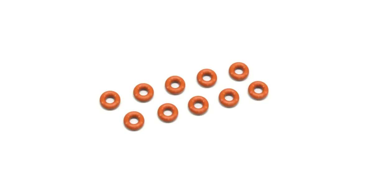 KYOSHO K.ORG03B - Silicone O-Ring P3 Red 10 pcs Kyosho