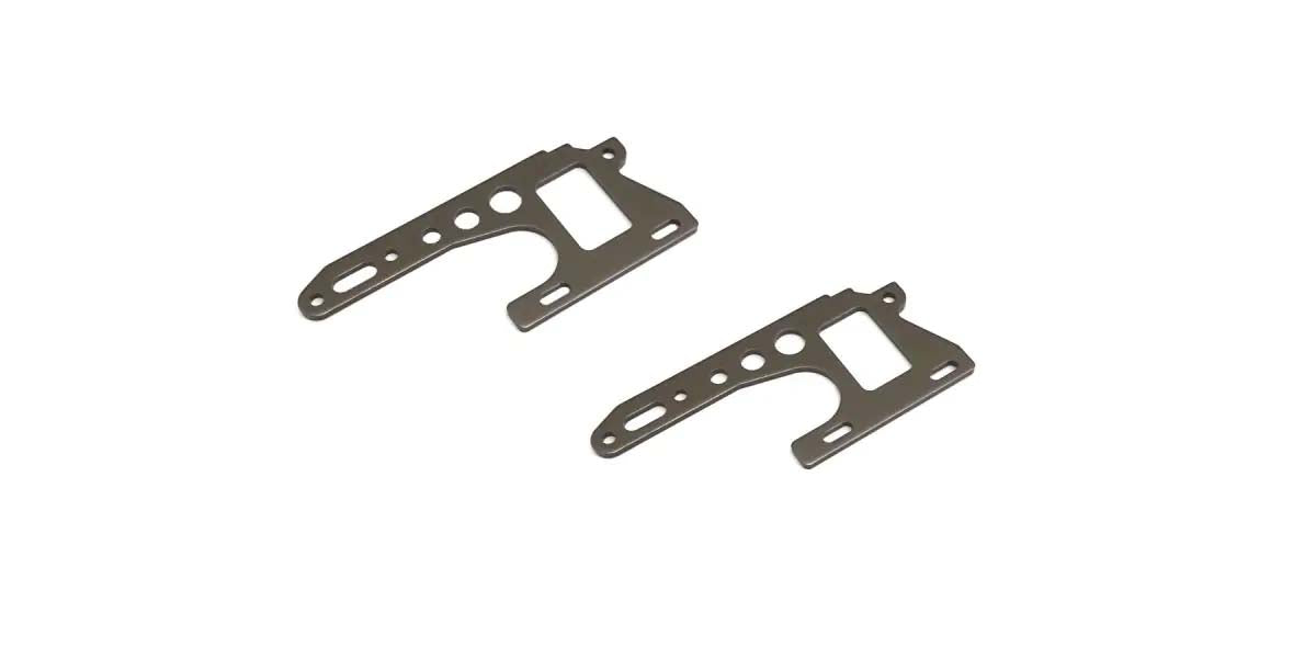 KYOSHO K.OT214GM - Front side plate set Kyosho Optima Pro 2 pcs Gun Metal