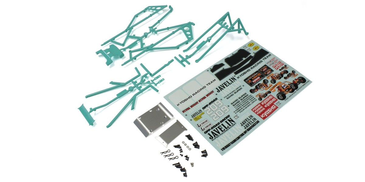 KYOSHO K.OTB247GR - Body Parts and Roll Bar Kyosho Javelin - Peppermint Green