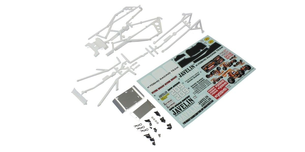 KYOSHO K.OTB247W - Body Parts and Roll Bar Kyosho Javelin - White
