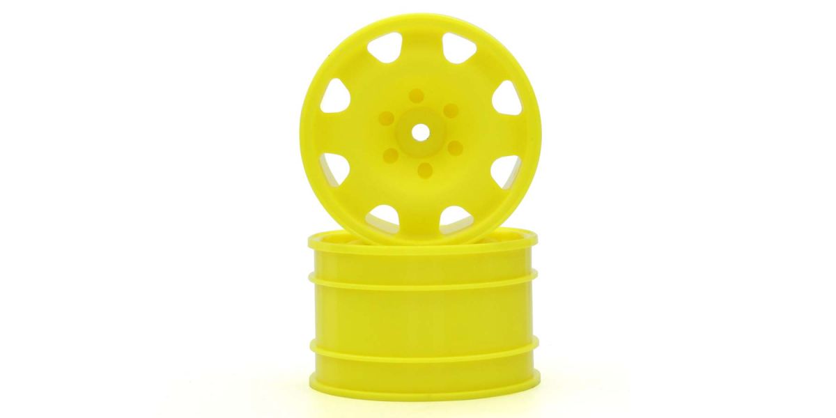 KYOSHO K.OTH246Y - Wheel 8 Spokes Yellow 2.0 inches 2 pcs Kyosho Optima Mid