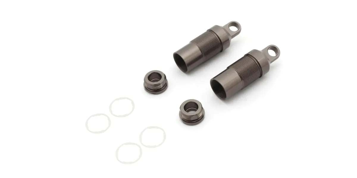 KYOSHO K.OTW151-01 - Front Shock Case Kyosho Optima Mid 2 pcs Gun Metal