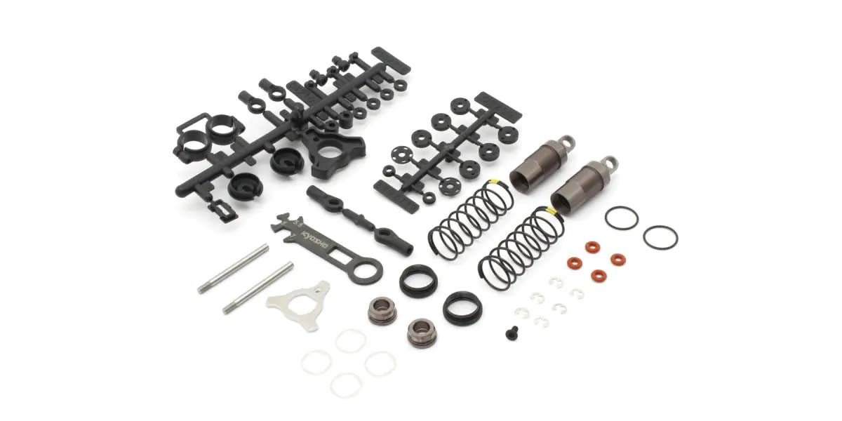 KYOSHO K.OTW151 - Front Shock set Kyosho Optima Mid 2 pcs Gun Metal