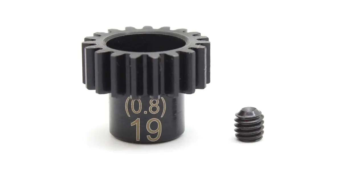 KYOSHO K.PNGS0819 - Pinion Gear 19 Teeth Kyosho 1:8 Mod 0.8-D5.0 Steel