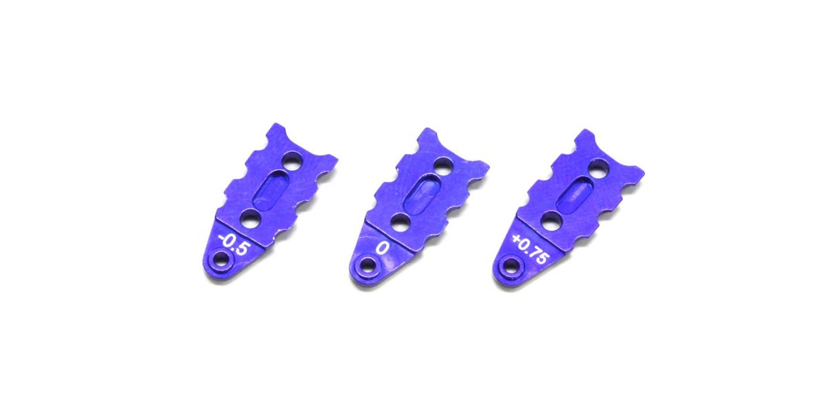 KYOSHO K.R246-1321B - Rear Suspension Plate Holder R246 Mini-Z MR03 0.5-0-0.75mm
