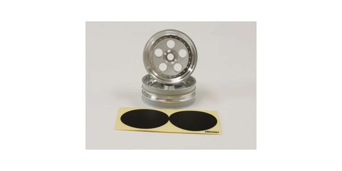 KYOSHO K.SCH007SCB - Front Wheel Kyosho Tomahawk 2 pcs Chrome Satin 2.0 inches