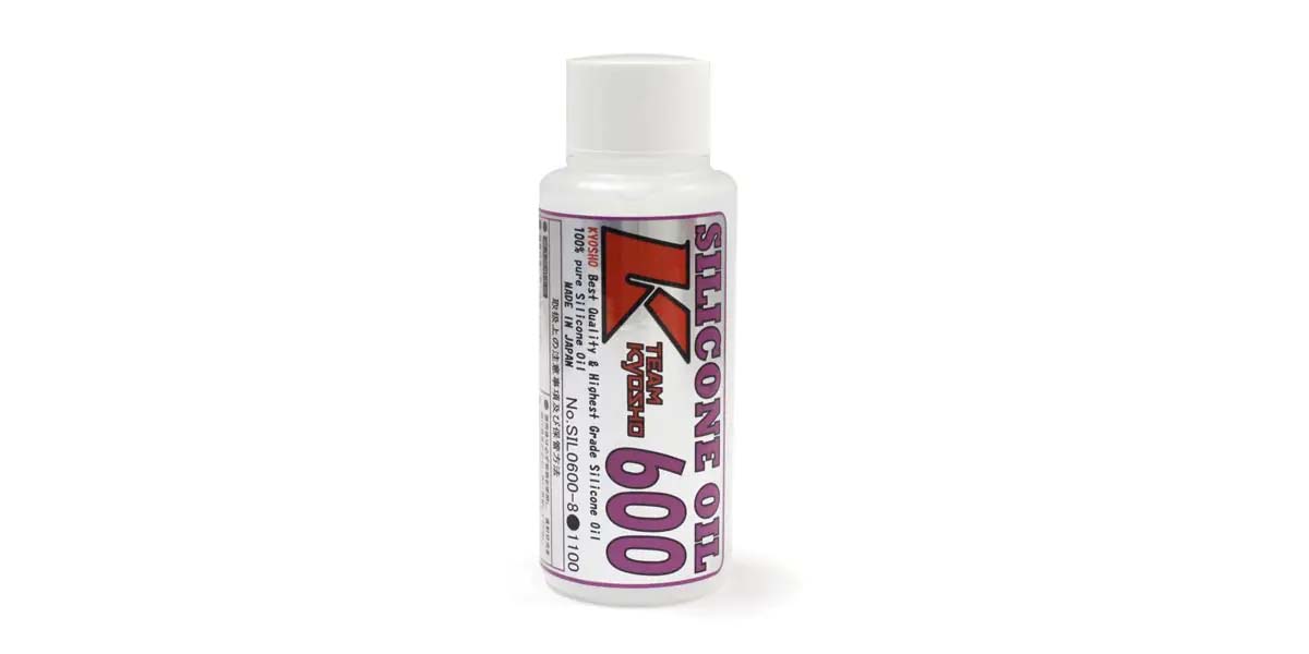 KYOSHO K.SIL0600-8B - Kyosho Silicone Damper Oil 600Wt 80 ml