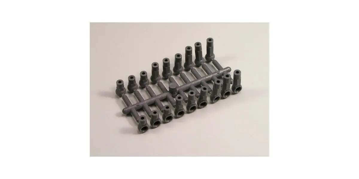KYOSHO K.UM112HB - Ball End Caps hard grey 4 8mm 12 Kyosho Lazer ZX7