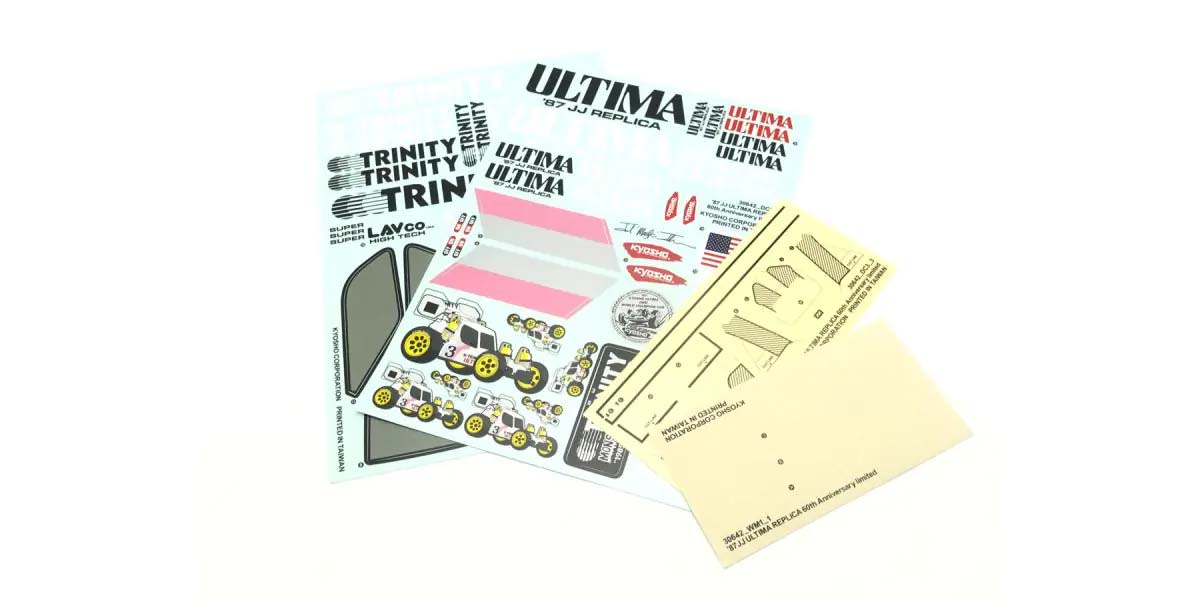 KYOSHO K.UTD001 - Decal Kyosho Ultima JJ