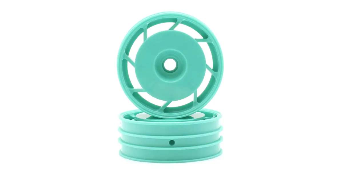 KYOSHO K.UTH001GR - Front Wheels Kyosho 1:10 Kyosho Ultima 8D 50mm 2 pcs - Peppermint Green