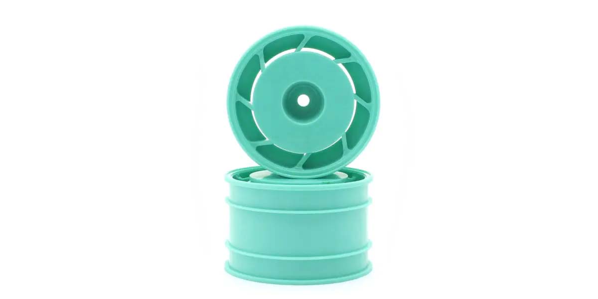 KYOSHO K.UTH002GR - Front Wheels Kyosho 1:10 Kyosho 8D 50mm 2 pcs - Peppermint Green