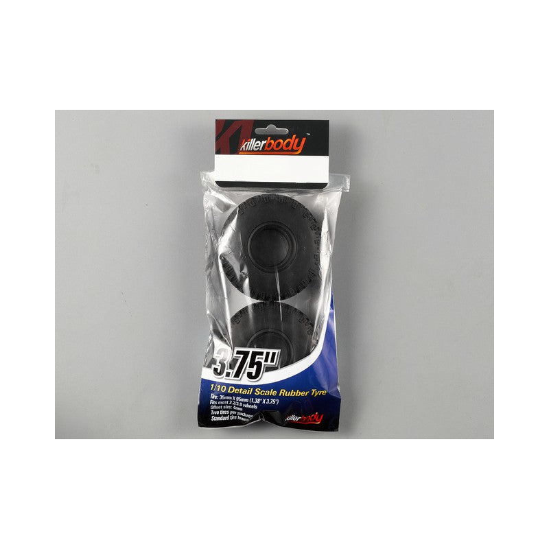 Scale Rubber Tire 3.75\\" with foams 1/10 Truck