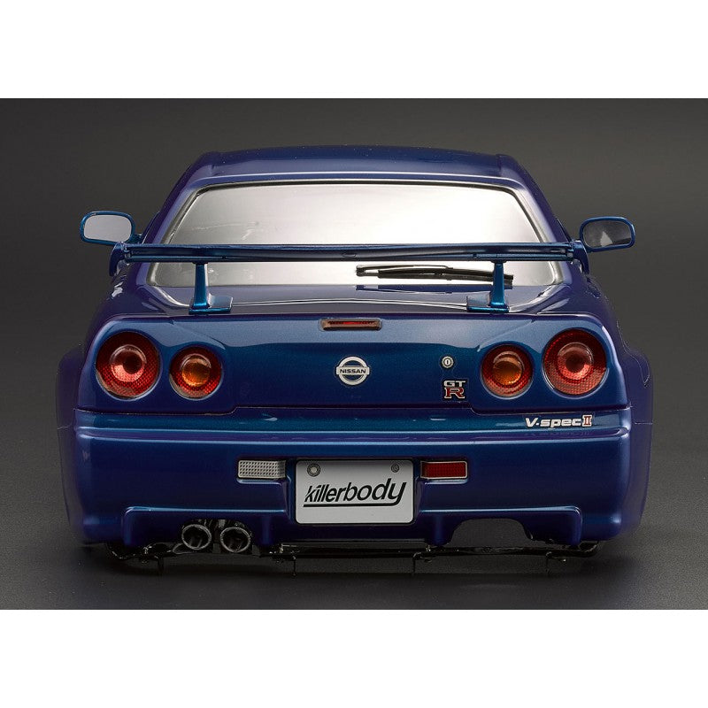 Nissan Skyline R34 195mm Metallic Blue lackiert RTU all-in