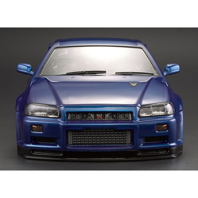 Nissan Skyline R34 195mm Metallic Blue lackiert RTU all-in