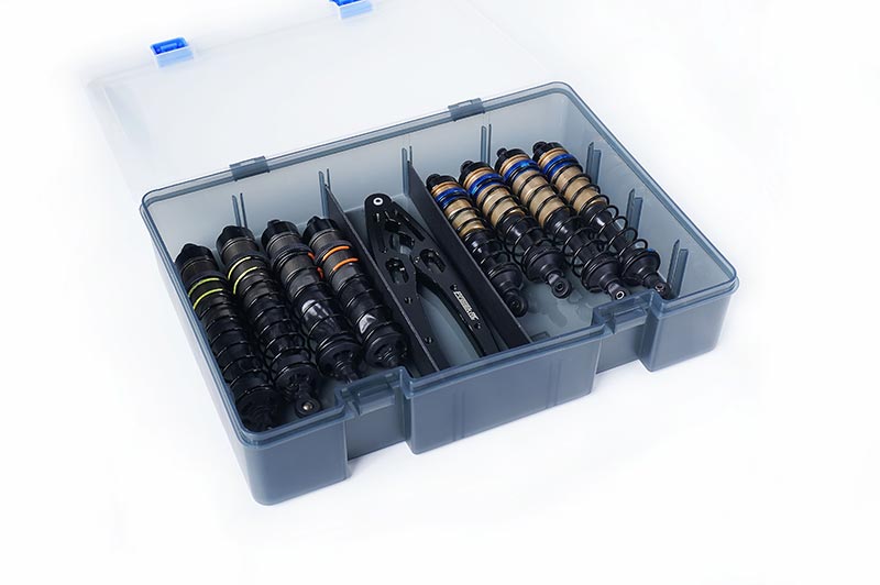 KOSWORK KOS32111-3 - Koswork Buggy Shock Parts Box 245x175x56mm w/KOS32108