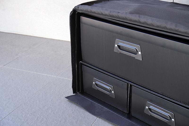 KOSWORK KOS32221PP - Koswork 1:10 RC Compact 3 Drawer 560x340x360mm PP Frame