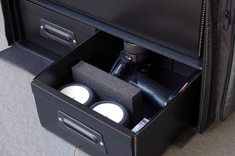 KOSWORK KOS32221PP - Koswork 1:10 RC Compact 3 Drawer 560x340x360mm PP Frame