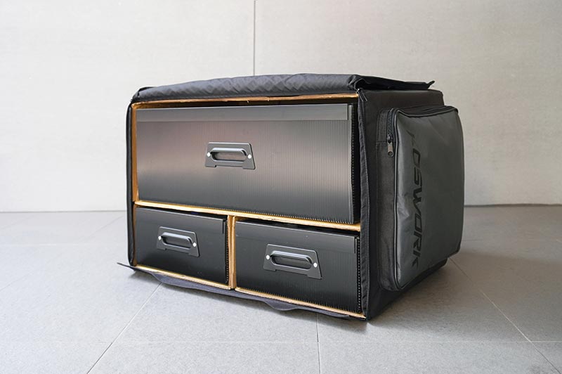 KOSWORK KOS32222 - Koswork 1:8 RC Compact 3 Drawer Bag 560x375x380mm