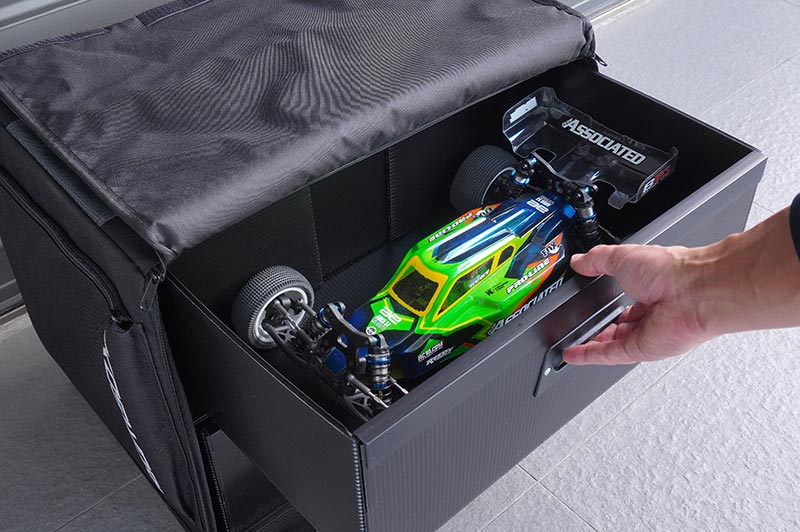 KOSWORK KOS32251PP - Koswork 1:10 RC Dual Drawer Bag 540x350x420mm PP Frame