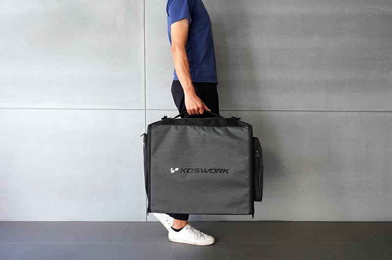 KOSWORK KOS32251PP - Koswork 1:10 RC Dual Drawer Bag 540x350x420mm PP Frame