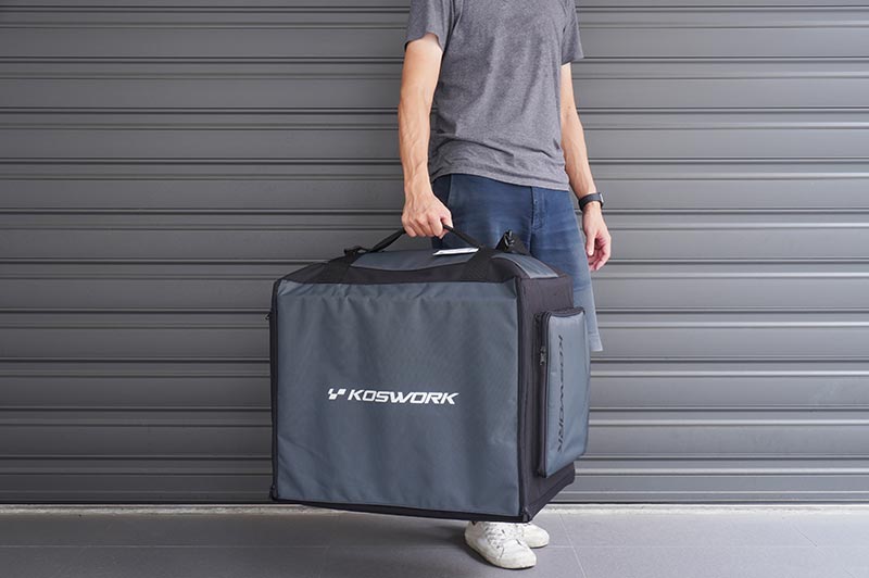 KOSWORK KOS32252PP - Koswork 1:8 RC Dual Drawer Bag 600x400x460mm PP Frame