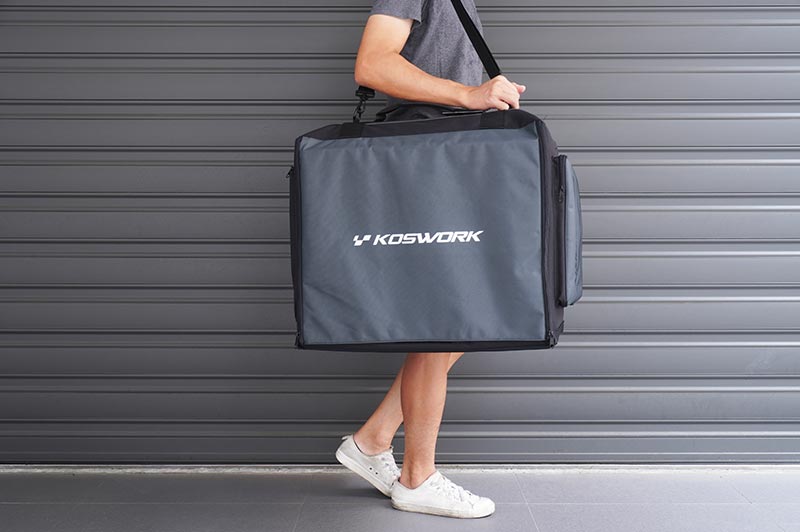KOSWORK KOS32252PP - Koswork 1:8 RC Dual Drawer Bag 600x400x460mm PP Frame