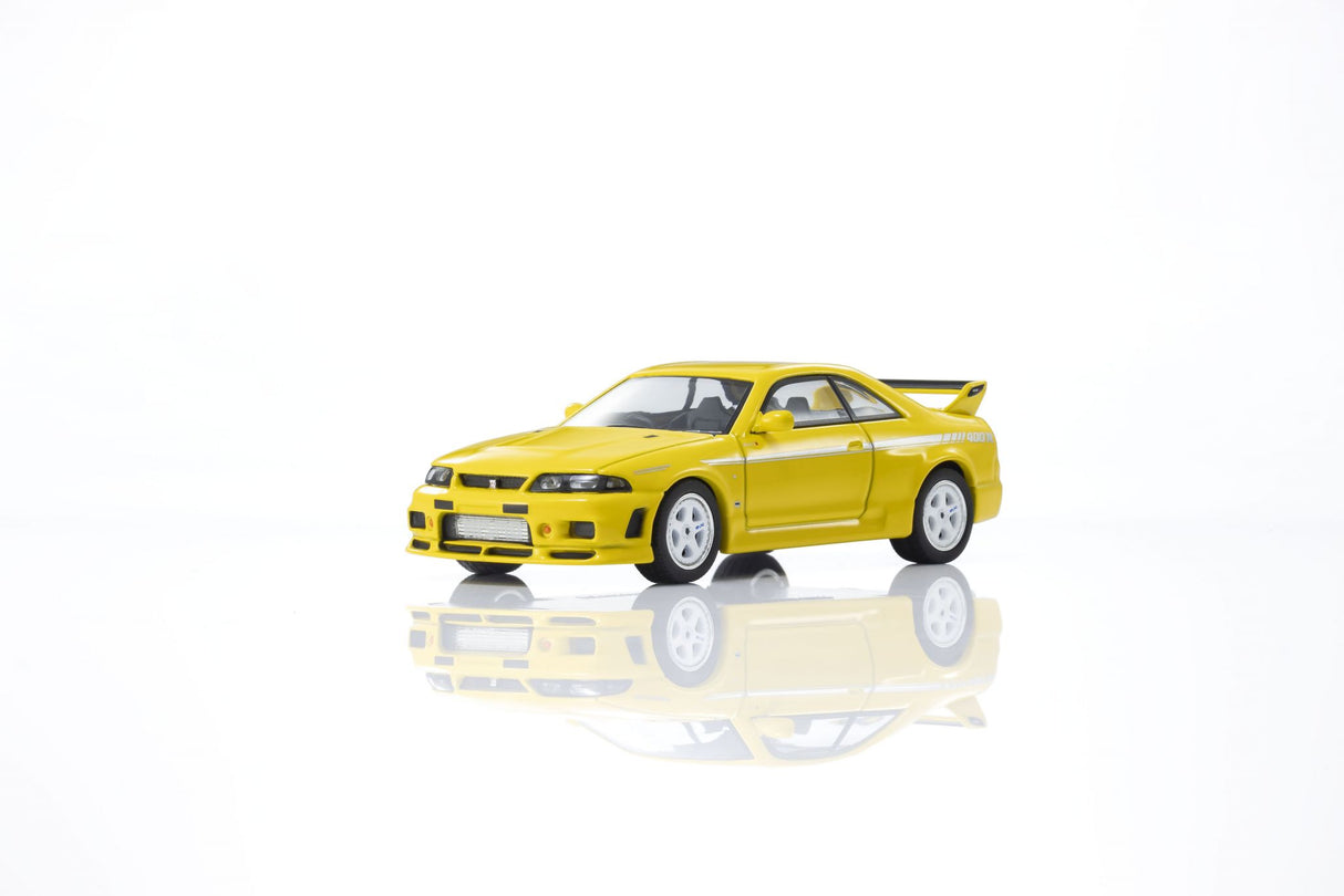 KYOSHO DIE CAST KS07128LY - Kyosho MOTN Led System 1:64 Nismo 400R Yellow