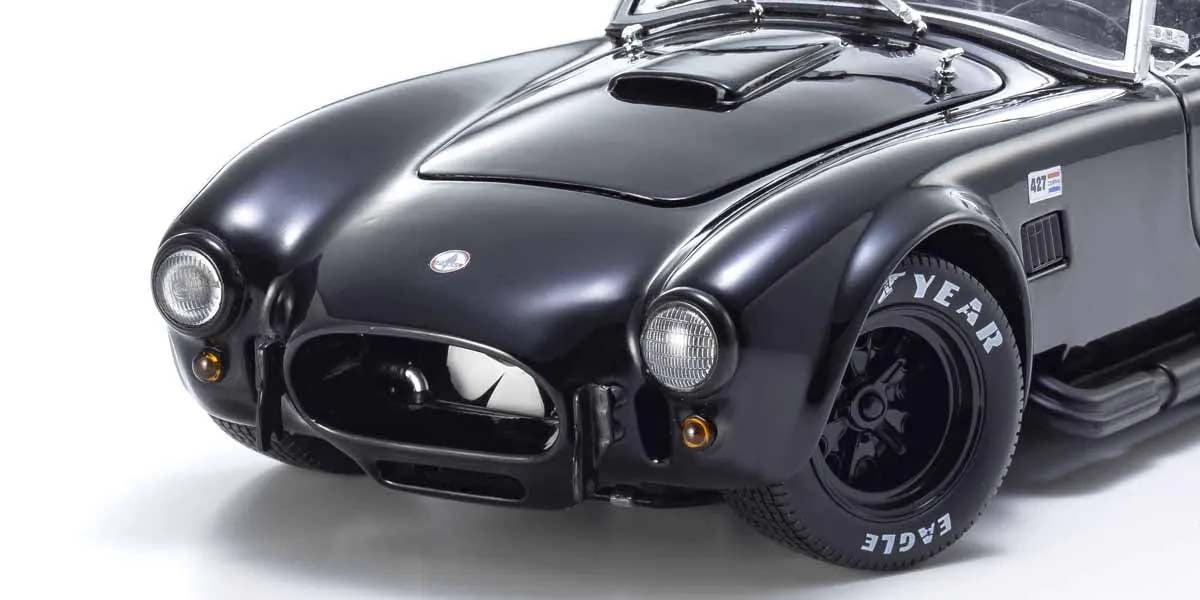 KYOSHO DIE CAST KS08047BK - Kyosho 1:18 Shelby Cobra 427 S/C Spider 1962 Black