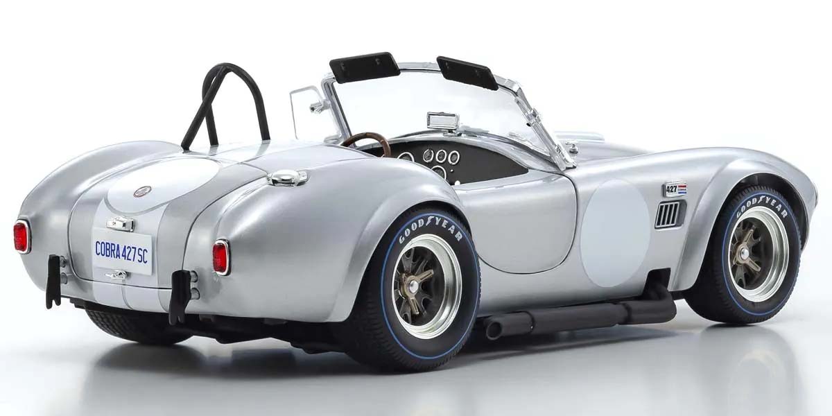 KYOSHO DIE CAST KS08047S - Kyosho 1:18 Shelby Cobra 427 S/C Spider 1962 Silver