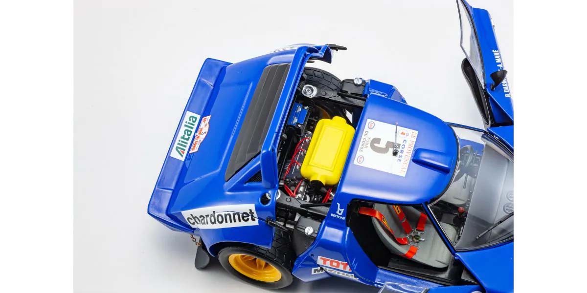 KYOSHO DIE CAST KS08130C - Kyosho 1:18 Lancia Stratos HF B.Darniche Tour de Corse 1976 Nr.5