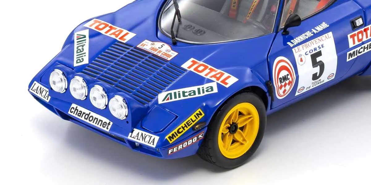 KYOSHO DIE CAST KS08130C - Kyosho 1:18 Lancia Stratos HF B.Darniche Tour de Corse 1976 Nr.5